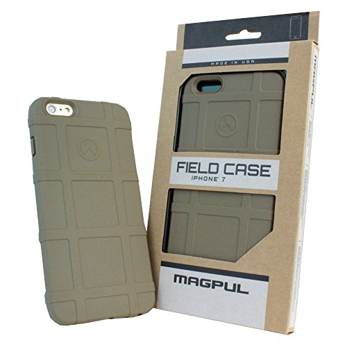 iPhone 7 Case, with FREE TJS [Tempered Glass Screen Protector], Magpul [Field] MAG845 Polymer Case Cover Retail Packaging For Apple iPhone 7 4.7" inch (Flat Dark Earth)