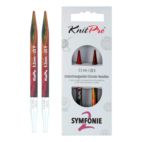 KnitPro Symfonie 2 Normal Interchangeable Needles 5 (13cm) | 5.5mm