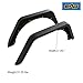 EAG Steel Rear Fender Flare Armor Fit for 76-86 Jeep Wrangler CJ7