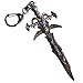 Hairai World of Warcraft Lich King Arthas Frost Mourne Sword Weapon Keychain,Heroes of the Storm Key Pendant