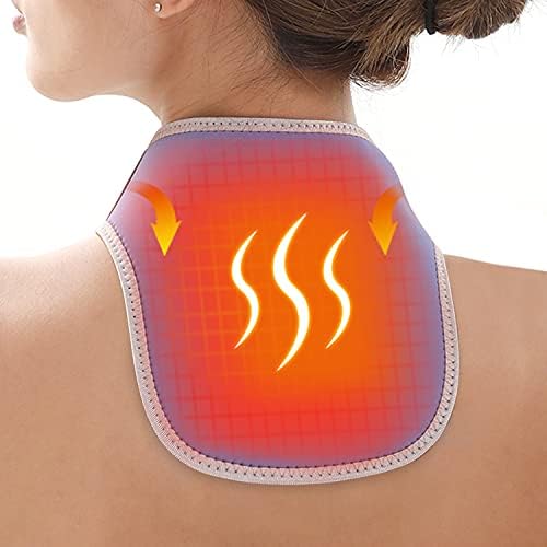Heating Pad for Neck Pain & Stiffness Relief, USB Heated Neck Wrap, 3