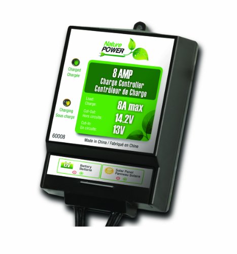 Nature Power 60008 8-Amp/130-Watt 12-Volt Solar Power Charge Controller