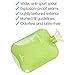 Arctic Flex Hot Water Bottle (XL 2 Liter) - Heat Up Rubber Cold Pack - Cramp Compress with Cover - Portable, Reusable, Reheatable and Transparent Ice Bag - Therapy Heating Pad - Warming Pain Relief
