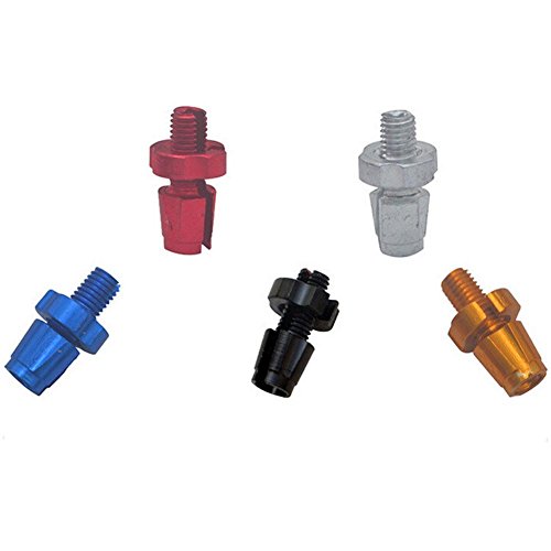 Gracefulvara 5 Pcs 7 mm Bicycle Brake Cable Adjuster Screws Random Color
