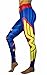 Activewear Wonder Woman Yellow Star Leggings Yoga Pants Compression Tights