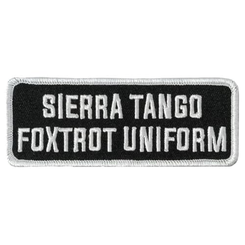 Milwaukee Leather Seirra Tango 4 x 1.5 Embroidered Patch - 4W X 1.5H