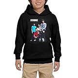 Edward Beck Youth Hooded Sweatshirt Lucas Dobre Logo Fashion Classic Style Black L