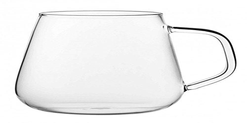 Utopia Diva Hot Drink Glass 12oz / 340ml - Set of 6 - Glass Coffee Mugs, Glass Coffee Cups, Coffee Glass