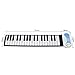 Home-37 Key Roll-up Piano Children Electronic Piano Children keyboard, mini volume soft silicone flexible electronic digital music, speaker