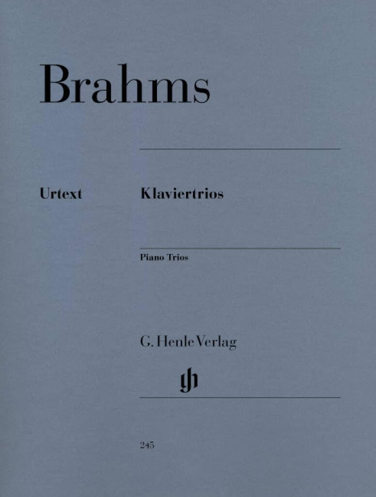 Brahms: Piano Trios - violin, cello and piano - Henle - (HN 245)