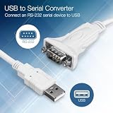 TRENDnet USB to Serial Converter RS-232 Device Adapter Plug and Play USB 1.1 view 3