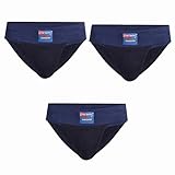 S&C JockStraps Gym Athletic Supporter with Cup Pocket for Mens Pack of 3 Navy Blue 2X Large