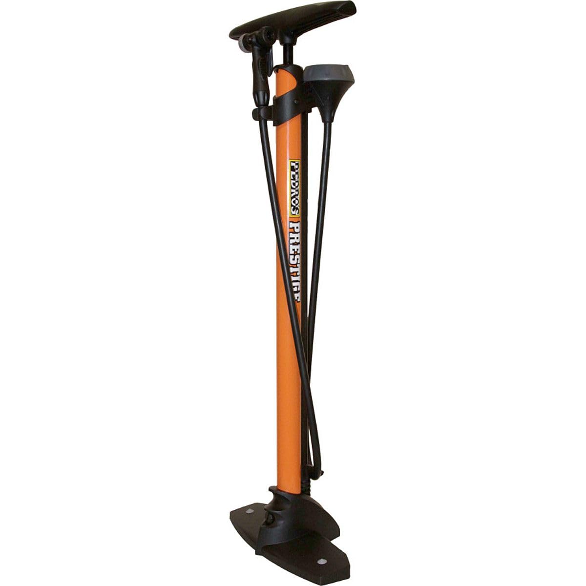 Pedros Prestige Floor Pump Orange