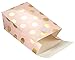 BLUE PANDA Goodie Bags Rose Gold Polka Dot Pink Paper - 24 Pack, Pink & Gold, 5.5 x 8.6 x 3 In - Paper Gift Bags with Flap Closure & Polka Dot Design for Birthday & Baby Shower Favors