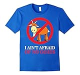 Men's I Ain't Afraid Of No Goats - Cubs Win Funny T-Shirt XL Royal Blue