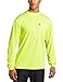 Key Industries Men's Big Long Sleeve Waffle Knit, Enhanced Visibility Pocket T-Shirt, Hi-vis, X-Large/Tall