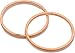 Kuryakyn 482 Crusher Cometic Exhaust Port Gaskets for Harley-Davidson Milwaukee-Eight, Twin Cam, Evo Big Twin, XL Sportster Motorcycles, 1 Pair primary