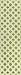 Modern Rug Calipso Green 2'X7'3'' Lattice Trellis Accent Area Rug Entry Way Bright Kids Room Kitchn Bedroom Carpet Bathroom Soft Durable Area Rug