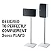 SANUS Wireless Speaker Stands Exclusively Designed for Sonos Play:5 - White