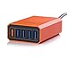 Lumsing Quick Charge 2.0 40W Multi-Port USB Desktop Charging Station Dock for SmartPhones Orange