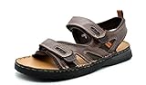 BRUNO MARC MODA ITALY FREDDY Men's Casual and Outdoor Adjustable Velcro Strap Summer Gladiator Sandals New