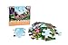 BLUE PANDA 48-Piece Giant Floor Activity for Kids Ages 3-5 - Bugs & Insects Design - Toddler and Preschool Learning - Cardboard Portable Set (2 x 3 ft, Multicolor)