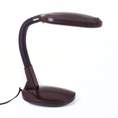 UPC 886511197466, Lavish Home Sunlight Desk Lamp, Wood Grain (26&quot;)