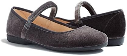 Childrenchic Mary Jane Flats with Hook and Loop Straps – Shoes for Girls (Infant, Toddler, Little Kid)