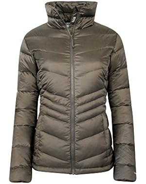 Women's Polar Freeze Short Down Jacket Omni Heat Warm Winter Coat, BERRY