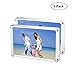 AMEITECH Acrylic Picture Frames, 4x6'' Clear Double Sided Block Set, Desktop Frameless Magnetic Photo Frame (2 Pack)