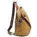 AOTIAN Unisex Sling Backpack Waxed Canvas Crossbody Bag Daypack 10 Liters, Height 14.5 Inches