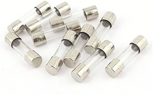 10Pcs 250 V 250 mA 0.25 A Fast Action Fuses 5 x 20 mm Glass Tube Fuse，DIY and Tools