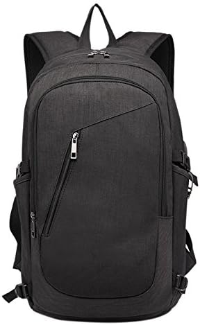 Casual Oxford Cloth Large Capacity School Bag Double Shoulder USB Charging Backpack for Men Teen Boys