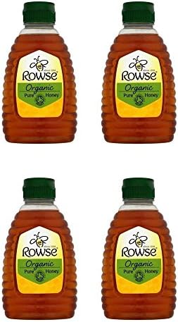(4 PACK) - Rowse Squeezable Honey - Organic| 340 g |4 PACK - SUPER SAVER - SAVE MONEY