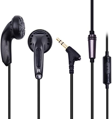 FHCG In-ear headphones New In Ear Earphone Earbud Flat Head Plug Earplugs PK PK1 MX985 Earbud Kill Monk Earbud - Black