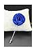 S&E Fashion Men Rose Floral Lapel Stick Brooch Pin Suit Tuxedo Corsage Accessory (Blue)