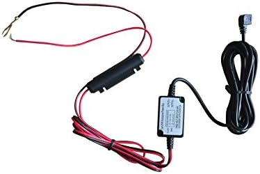Dash Camera Vehicle Hard Wire Kit with Micro USB Devices for Car DVR Camera Recorder (Right Angle Micro USB)