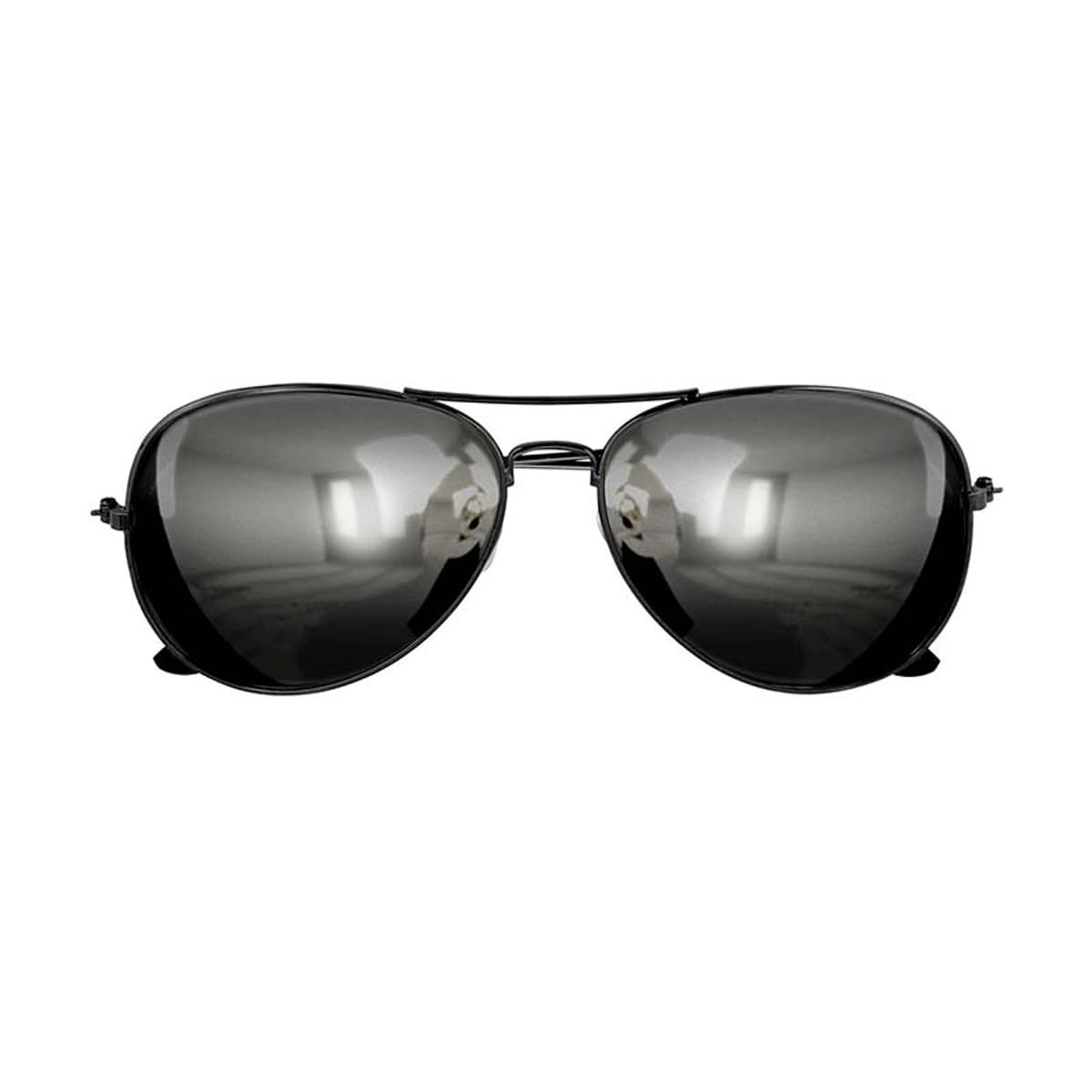 Mens Glasses Policeman withMirror Lense Accessory for Cop Fancy Dress