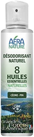 Natural Air Freshner, Room fragrance, Deodorizer with 8 essential oils "Large Forests of America"