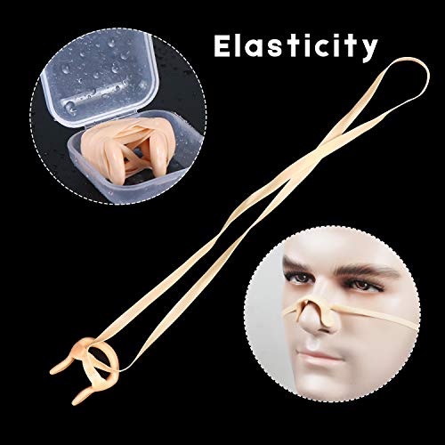 Meetory 9 Pieces Waterproof Silicone Swimming Earplugs Nose Clip Plugs Clips for Adults Kids,Protect Your Ears Nose Swimming