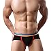 Sandistore Men's Sexy Modal Underwear shorts boxers underpants Soft Briefs (M, Black)