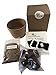 Easy Cat Grass Kit (3 Pack) Just Add Water. Includes Certified Organic Non GMO Wheatgrass Seed, Fiber Soil, Cups Chalkboard Labels. Your Pets Will Love This
