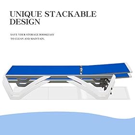 domi outdoor living Adjustable Chaise Lounge Aluminum Outdoor Patio Lounge Chair All Weather Five-Position Recliner… 41IfLRwRhFL