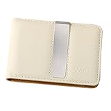 Y&G YCM1301 Classic Fashion Leather Wallet-Money Clip Credit Card Holder, Beige