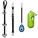 Zacro Dog Doorbells for Dog Training with One Dog Seat Belts， Housebreaking Your Doggy, One Training Clicker and One Dog Waste Bag Dispenser Included, Adjustable Door Bell Length, 7 Count