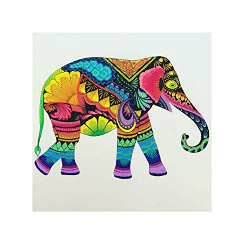 TeemorShop Elephant DIY 5D Full Drill Diamond Painting Embroidery Cross Stitch Kit Rhinestone Mosaic Home Decor Crafts Kid Family Entertainmentï¼ˆ30Ã—30cmï¼‰