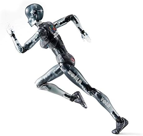 COPYLOVE Figure Model PVC Action Figure Drawing Models, Body-Kun/Chan DX PVC Male/Female Action Figure Model for SHF Children Kids Collector Toy Gift (Female)