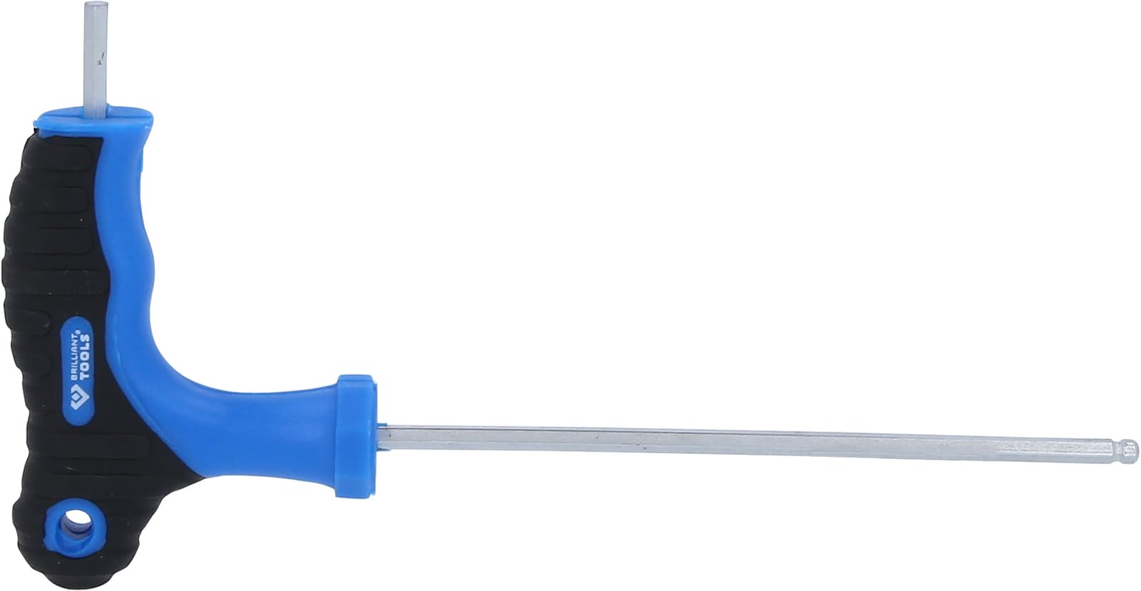 BRILLIANT TOOLS BT041003 T-Handle Ball Head Hex Socket Allen Key 3.0 x 100 mm [Powered by KS Tools]