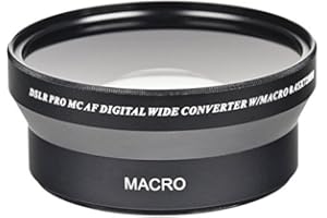 0.45x 72mm Professional High Speed Auto Focus Deluxe Wide Angle Converter Lens