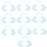 Sigzagor 10 Dental Cheek Retractor Small Blue Game C Kids Teeth Extra Mouthpieces Mouth Opener